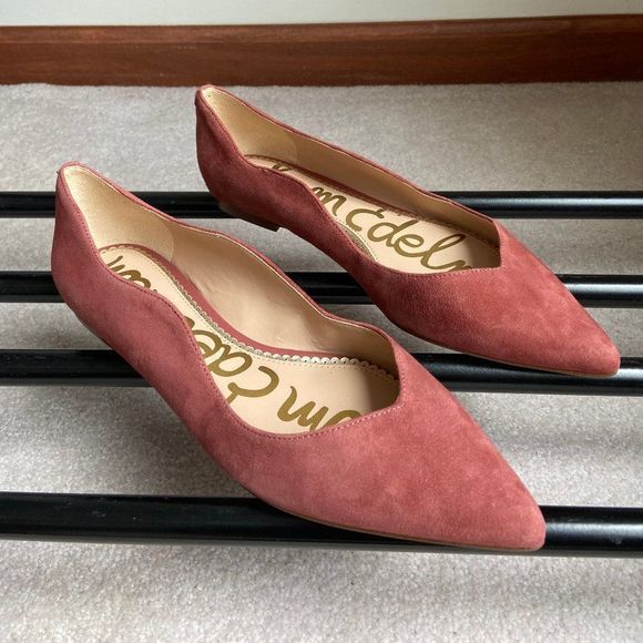 SAM EDELMAN Women Suede Pointy Toe Shoes NEW NWOB - Picture 7 of 8